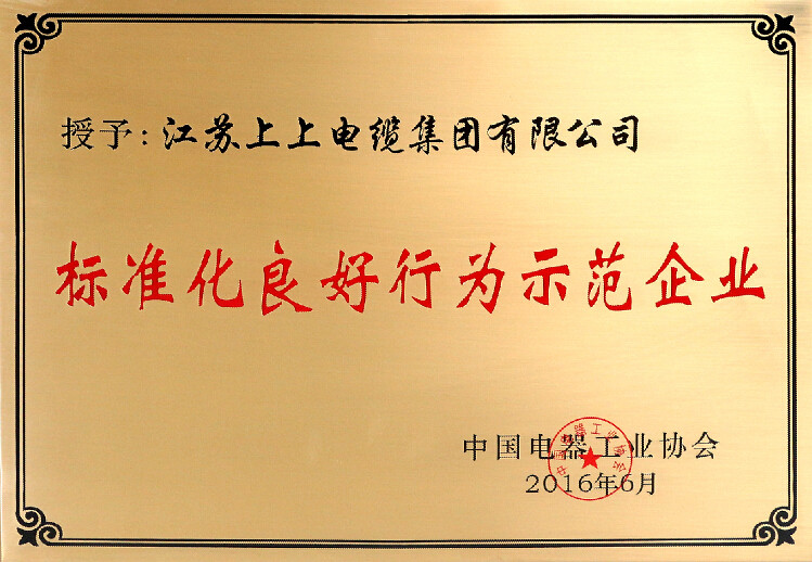 标准先行促生长，，，凯时电缆再获殊荣