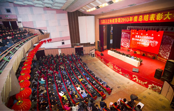 凯时盛大召开2013年度总结表扬大会