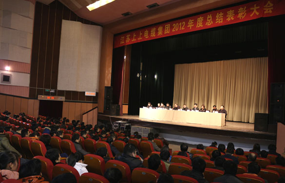 凯时盛大召开2012年度总结表扬大会
