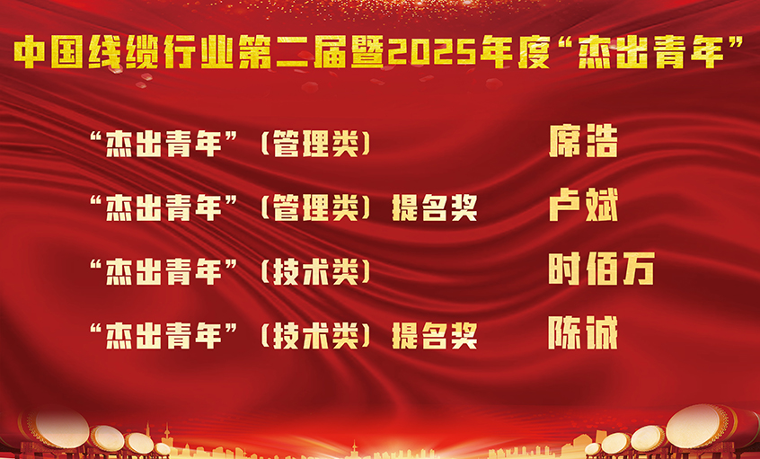 凯时电缆四名员工荣膺中国线缆行业第二届暨2025年度