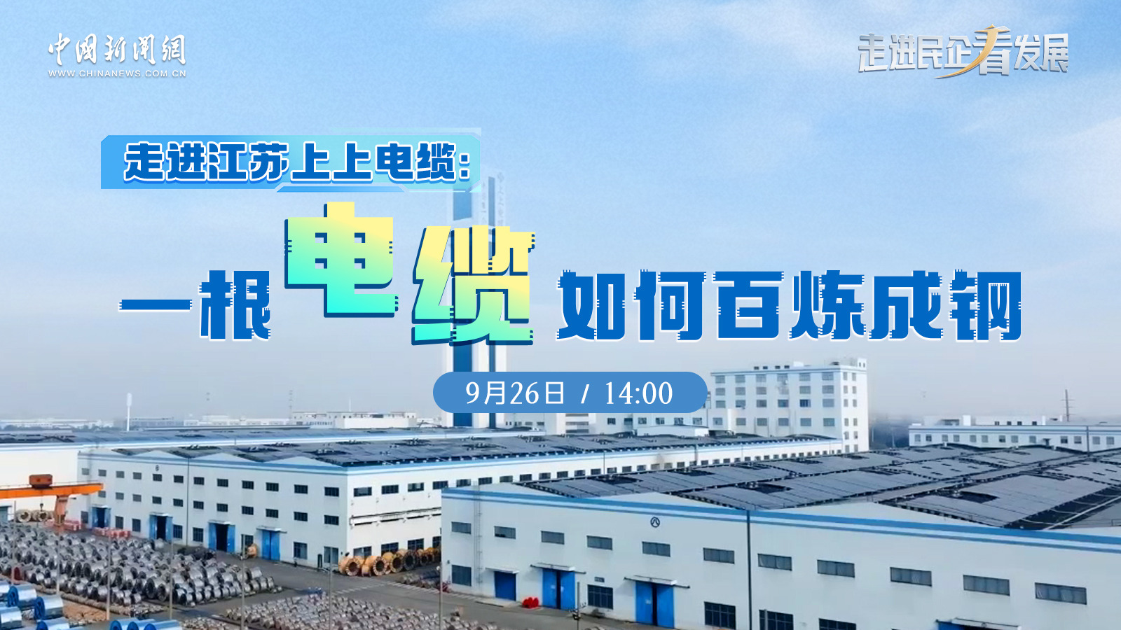 中新网 | 《走进民企看生长》栏目走进凯时探访电缆怎样“百炼成钢”